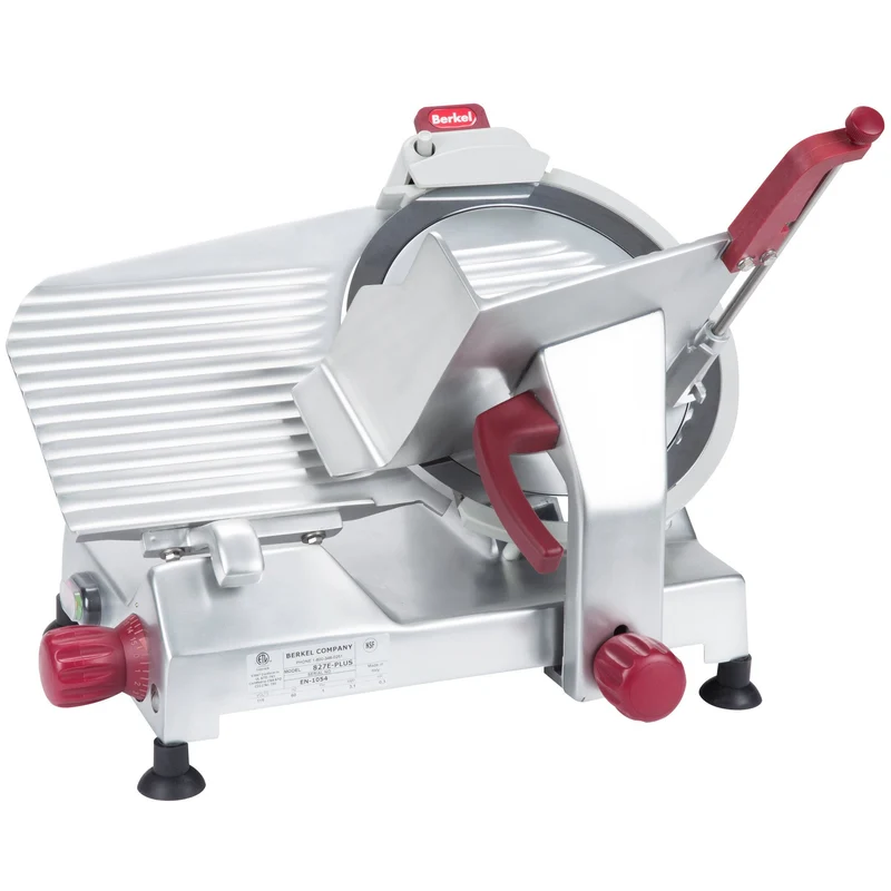 Berkel 827E-PLUS 12" Manual Gravity Feed Meat Slicer