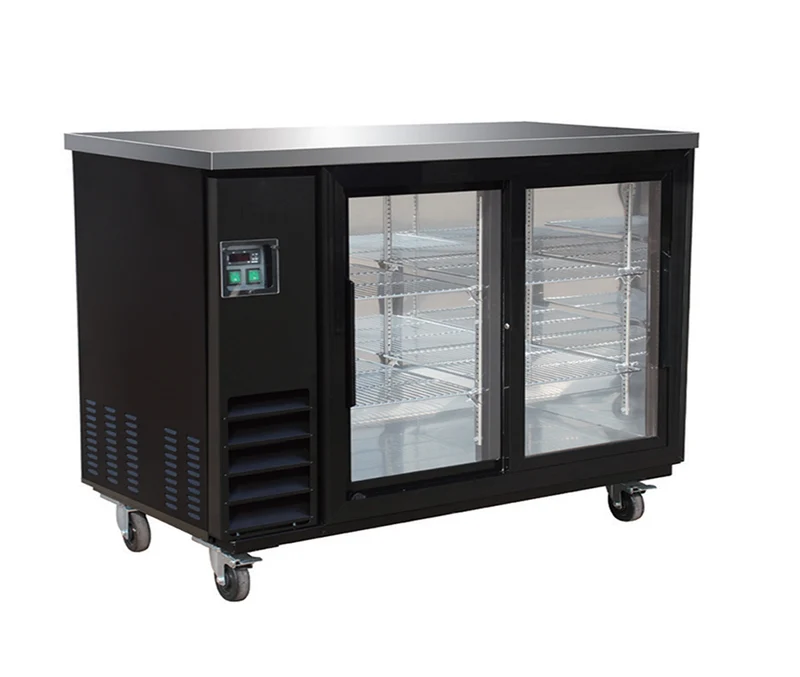 Sub-equip, CBB3-24SD, 61" Sliding Door Back Bar Cooler (61.1" x 24.4" x 41.8")