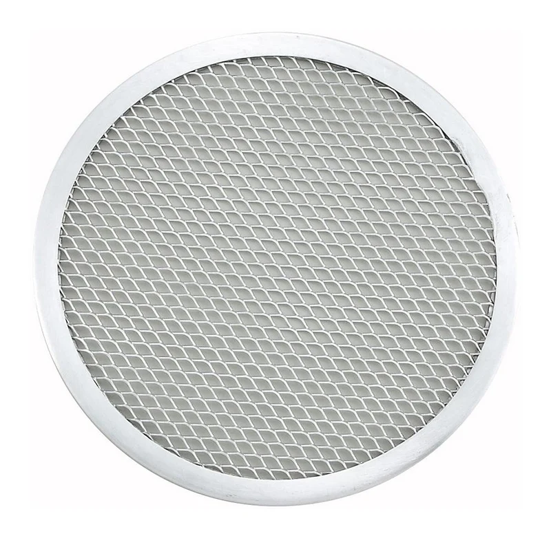 APZS-8 - Aluminum Seamless Pizza Screens - 8"