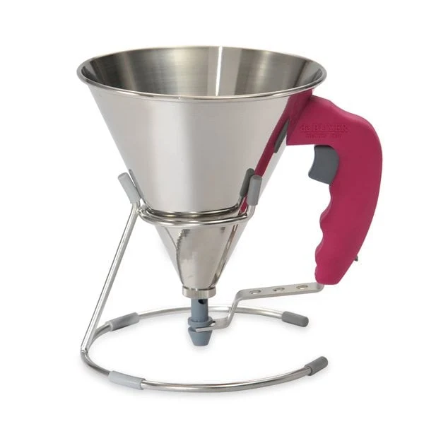 Entonnoir à piston fushia De Buyer