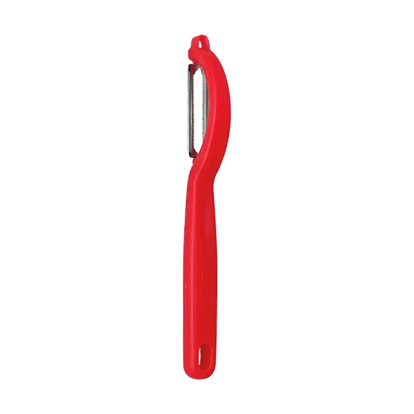 Eplucheur pivotant lame double crantée Pratik rouge Nogent