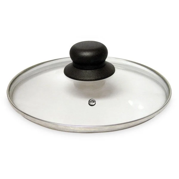 Couvercle en verre cerclé inox 18 cm Baumalu