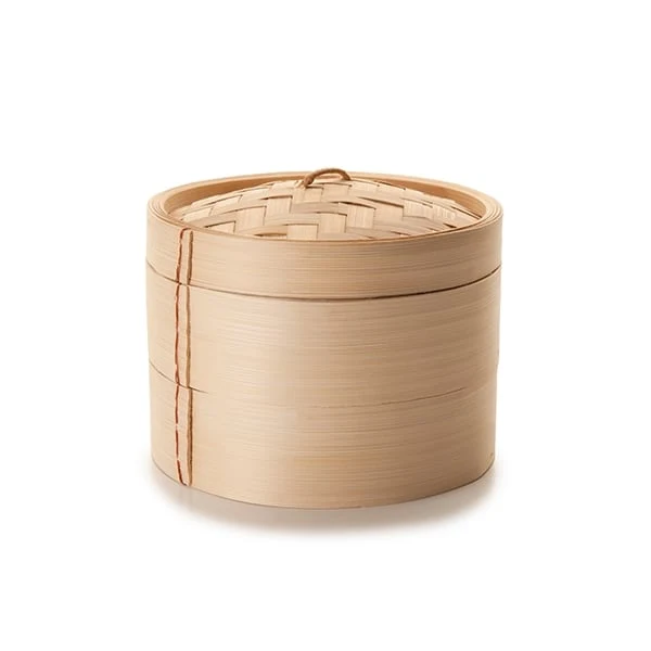 Cuiseur vapeur bambou 2 niveaux Ibili
