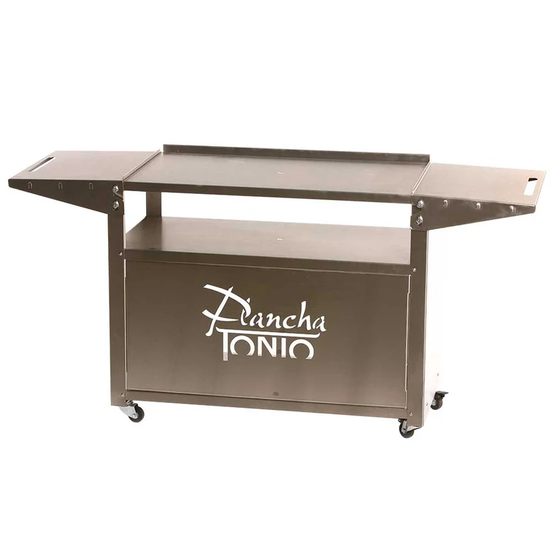 Chariot inox pour plancha gaz ou électrique - PLANCHA TONIO