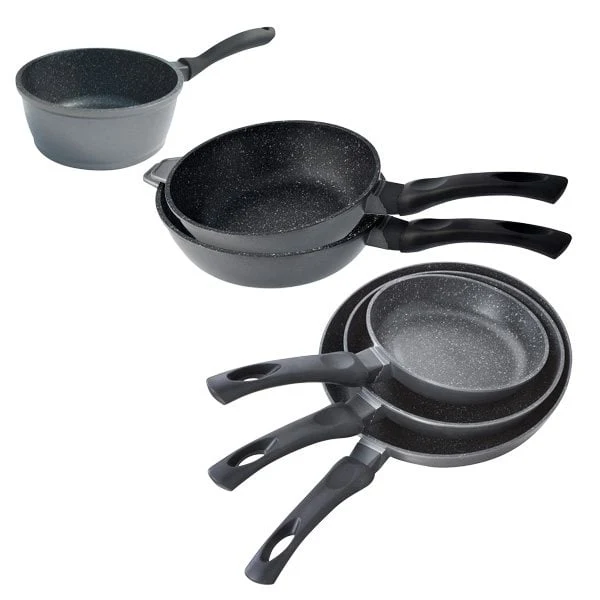 Batterie de cuisine 6 pièces revêtement Dur comme la pierre Mathon