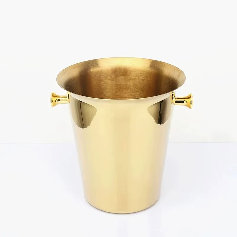 Chefco,WB-5.0G, Stainless Steel Wine Bucket, Gold, 5L