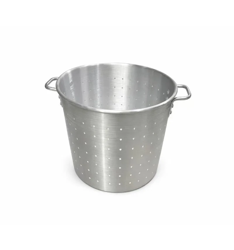 CHEFCO,SE-ALB-20, 20"Aluminum Stock Pot Steamer Basket with Double Hand