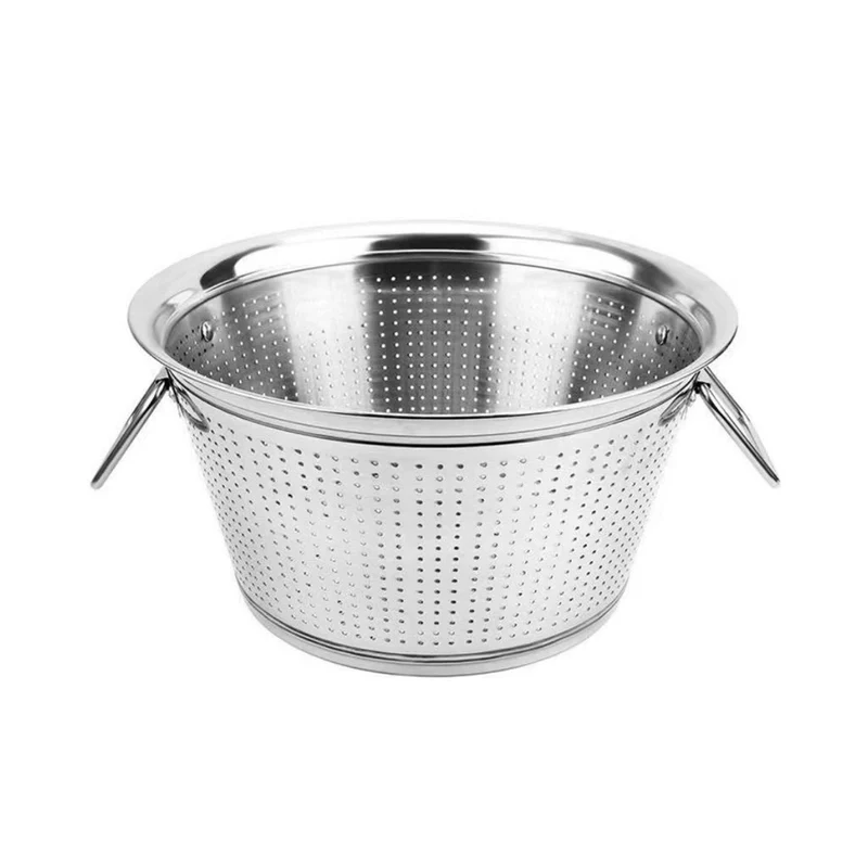 CHEFCO,SSSB-45, Heavy Duty Stainless Steel Colander/Basket/Strainer with Handle(44.5cm/17.5"Dia)