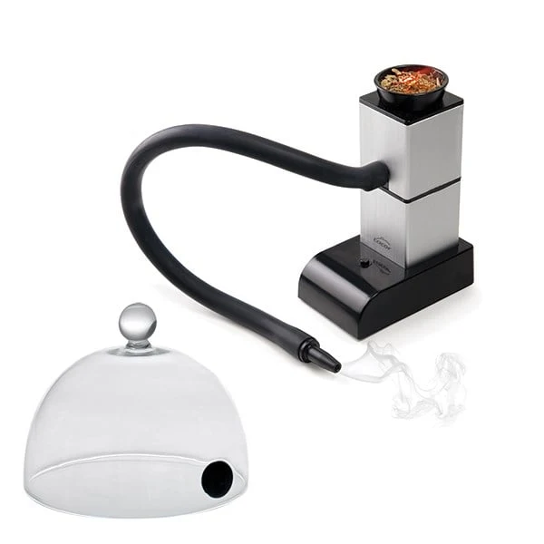 Lot fumoir à aliments et cloche 17cm Lacor