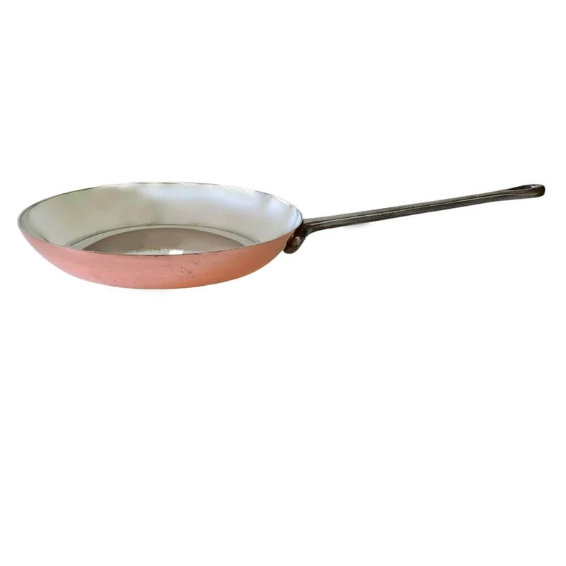 Poêle Cuivre Etamée 30 cm - ATELIER DU CUIVRE