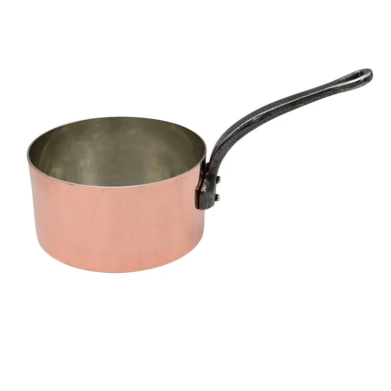 Casserole Cuivre Etamée 12 cm - ATELIER DU CUIVRE