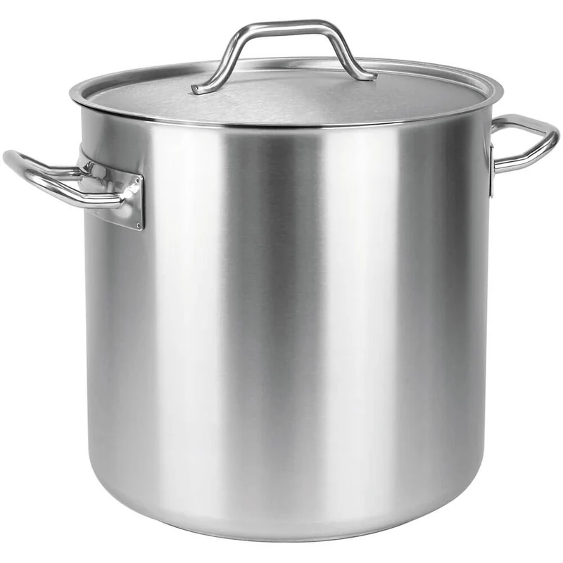 Marmite inox Grand Volume avec couvercle - CRISTEL