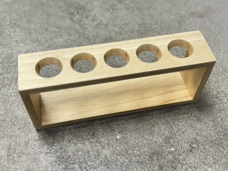 CHEFCO,WCN-5, Wooden Food Cone Display Stand, 5 holes