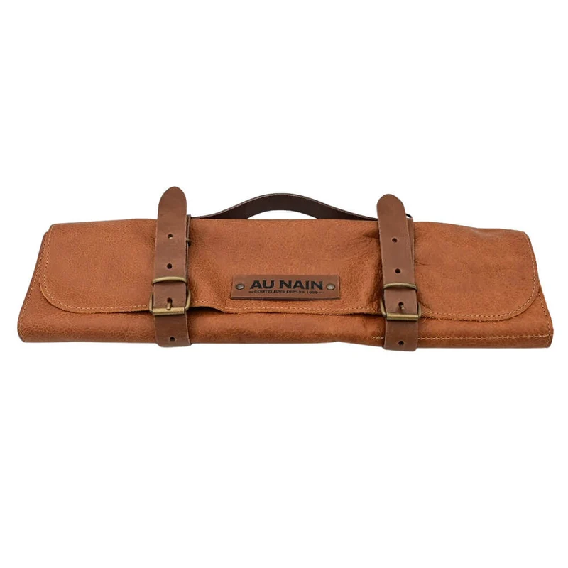 Trousse en cuir 5 couteaux - Au Nain