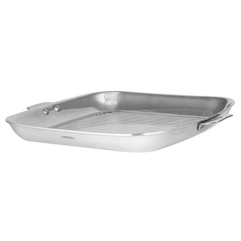 Gril Carré inox 30 cm Casteline - CRISTEL