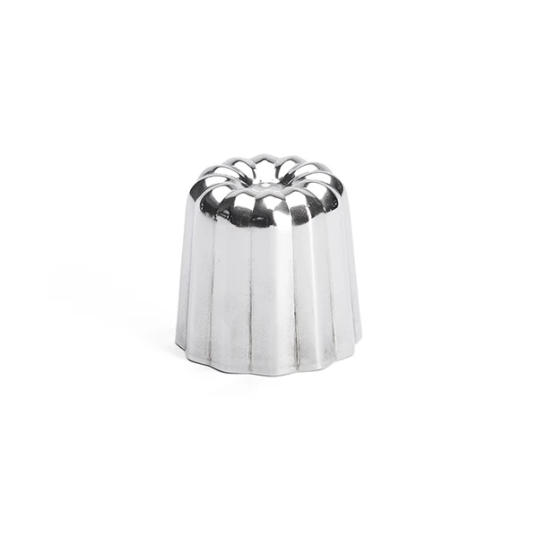Moule à canelés en inox Ø 3,5cm De Buyer