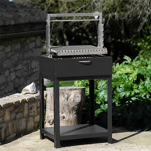 Barbecue Santa Maria Bois Asado Sur Pieds Grille L - GRILL CHIC