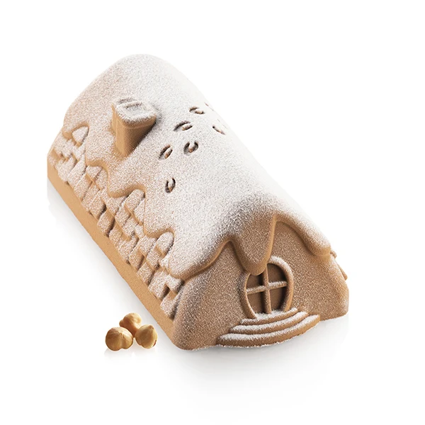 Moule en silicone Winter Cottage Silikomart