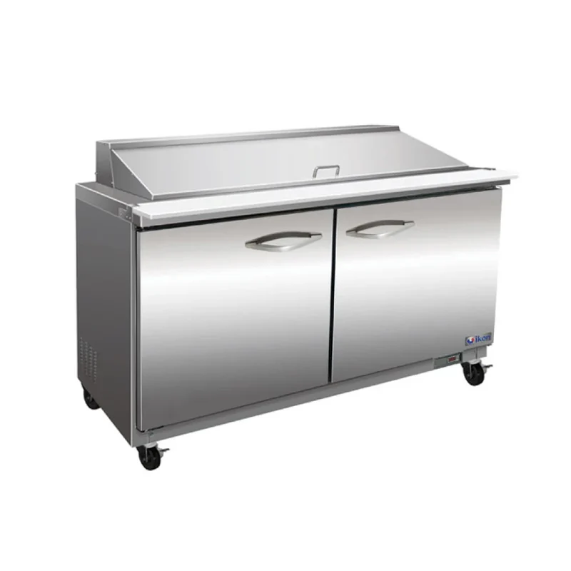Ikon ISP48M 48" 2-Door Megatop Sandwich Prep Table