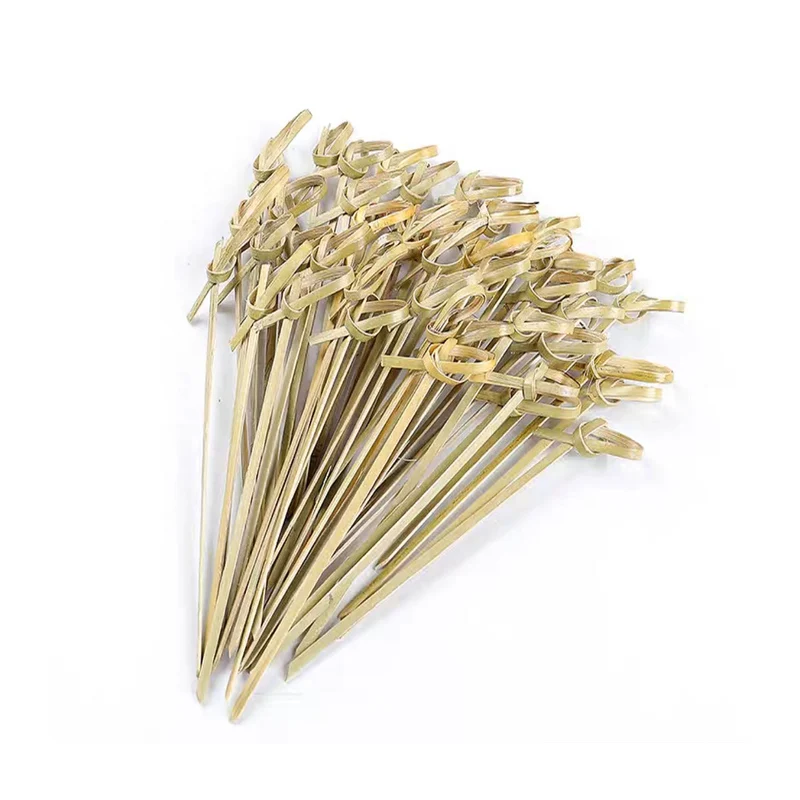 CHEFCO, 3.5" Knotted Bamboo Skewers 100 pcs/bag (KBSK-9)