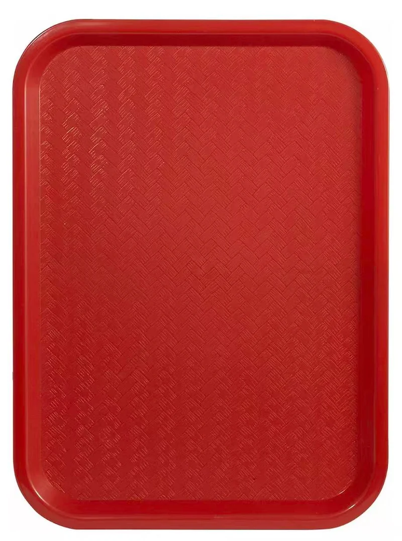 Sub-equip,PT-1418R,High Quality Plastic Fast Food Tray, 14"x 18", Red
