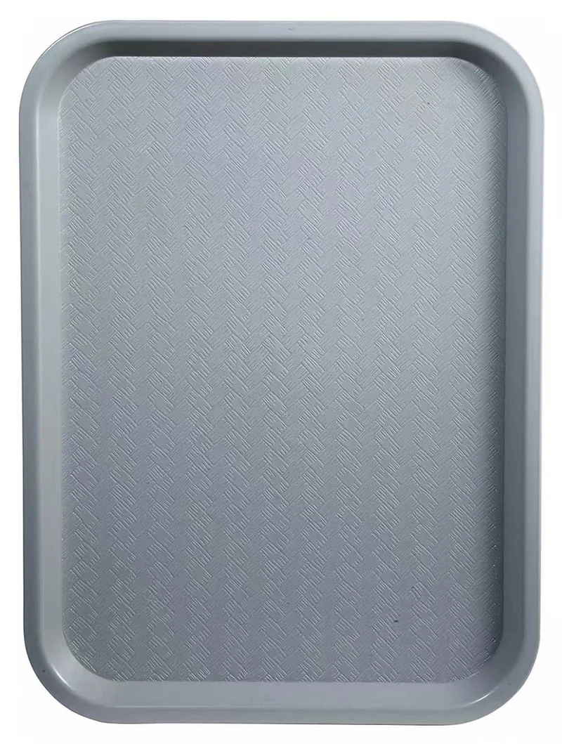 Sub-equip,PT-1418E,High Quality Plastic Fast Food Tray, 14"x 18", Grey