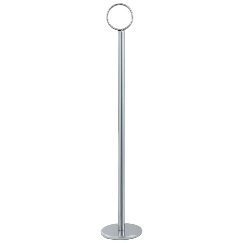 TBH-12 - Table Number Holder, Chrome - 12"