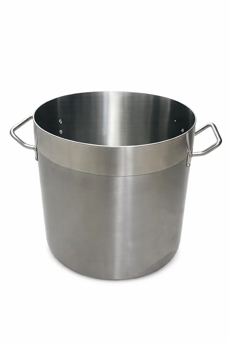 Sub-equip, SSSP-3636, Heavy-Duty Stainless Steel Stock Pot- 38 Quart