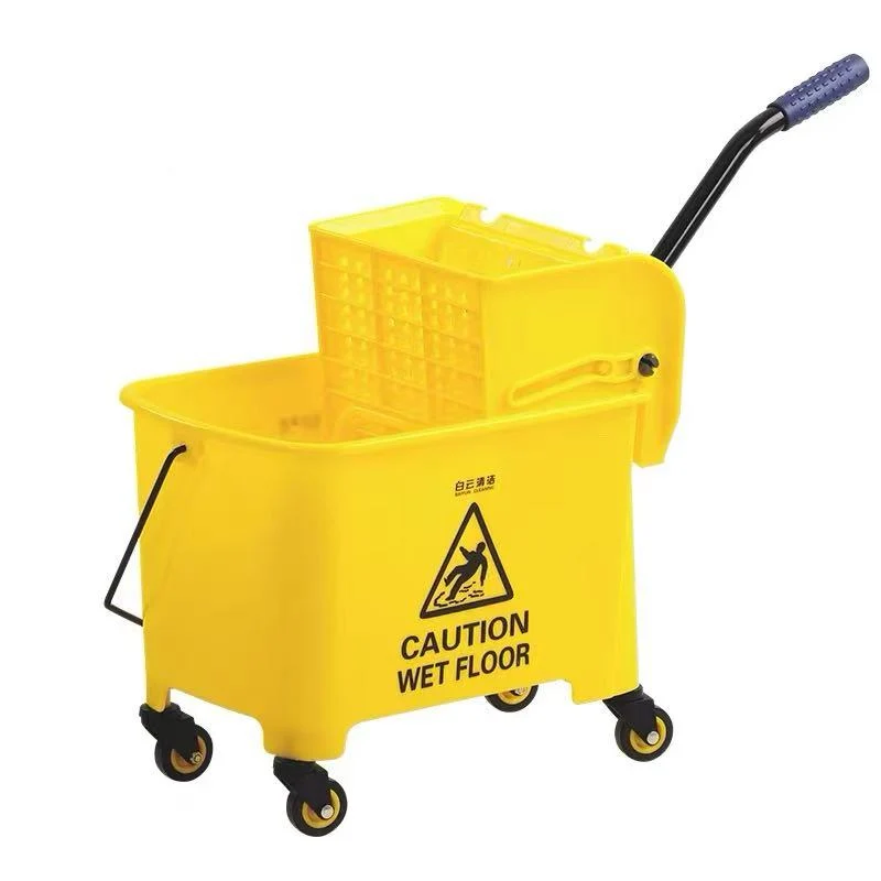 CHEFCO, AF08068, Mop Bucket with Wringer 20L, Yellow