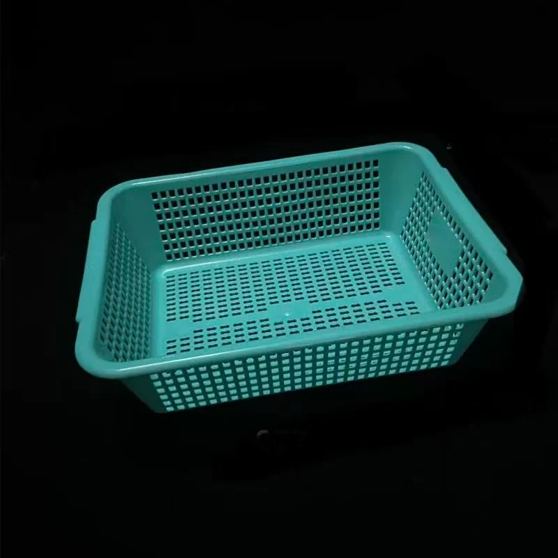 CHEFCO,FC077, Green Rectangular Vegetable Wash Basket (Large Grid)-15.7"Lx11.6"Wx4.5"H