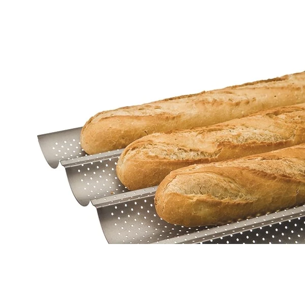 Plaque 4 baguettes perforée 38 x 33 cm Ibili