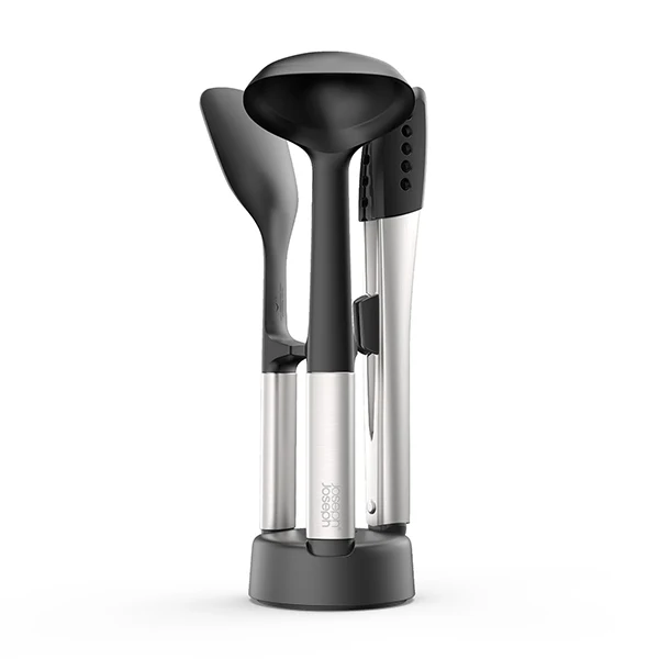 Set de 3 ustensiles Elevate Fusion avec socle compact Joseph Joseph