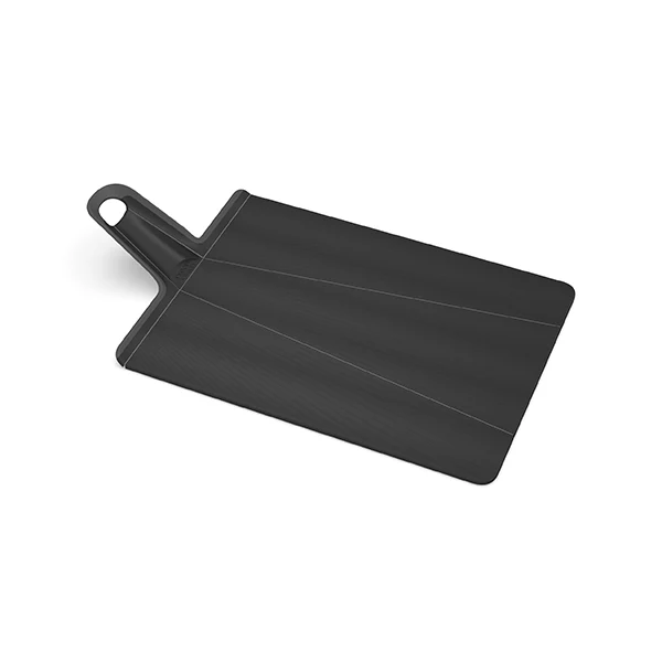 Grande planche à découper pliable 45 cm noire Chop2Pot Joseph Joseph