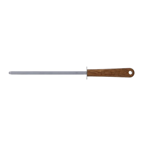 Fusil à aiguiser bois d'olivier mèche 20 cm Mathon