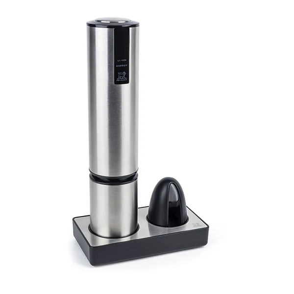 Tire-bouchon électrique rechargeable Elis Touch inox lithium ion Peugeot