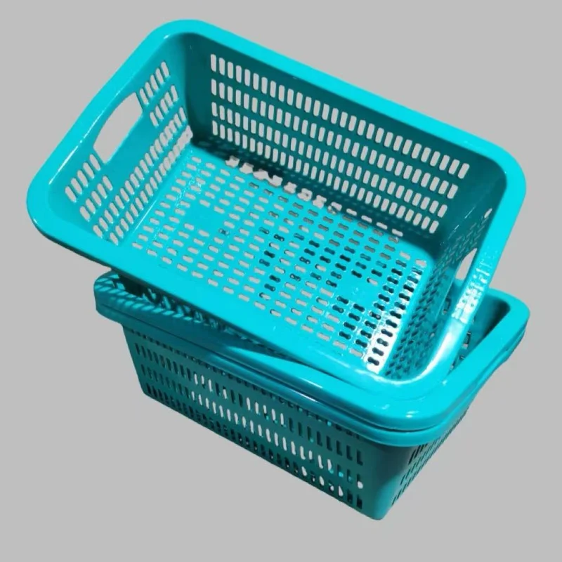 CHEFCO,FC027, Green Rectangular Vegetable Wash Basket with Cut-out Handle-18.5"Lx12.6"Wx6"H
