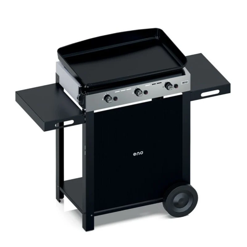 Plancha gaz INITIAL 65 sur Chariot Acier Noir - ENO