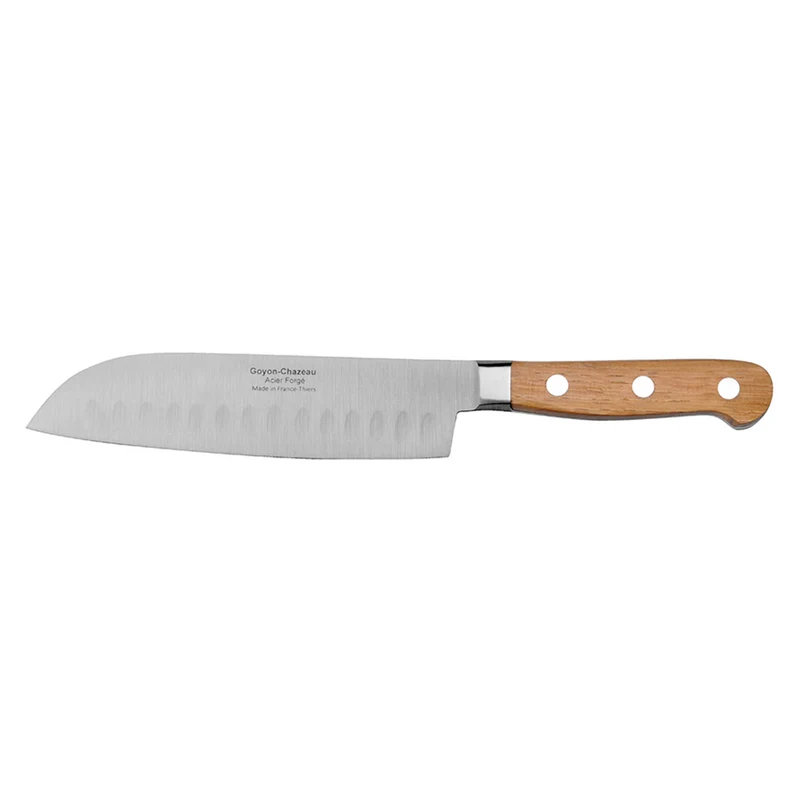 Couteau Santoku Alvéolé 17 cm Tradi'Chef - GOYON-CHAZEAU