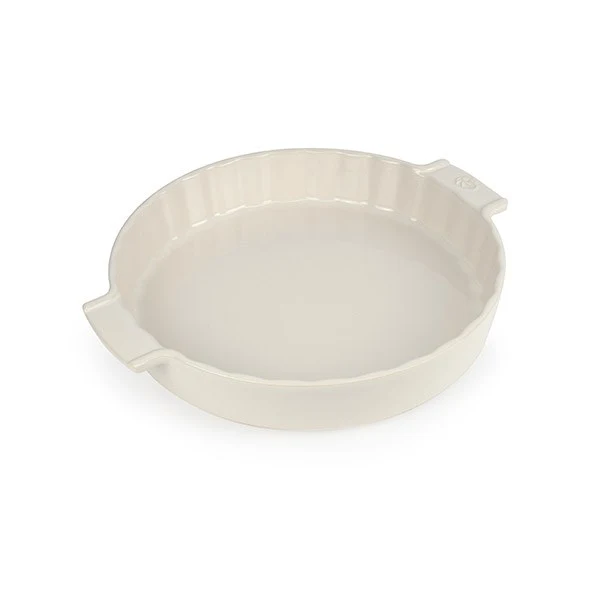 Tourtière céramique Appolia écru 28 cm Peugeot