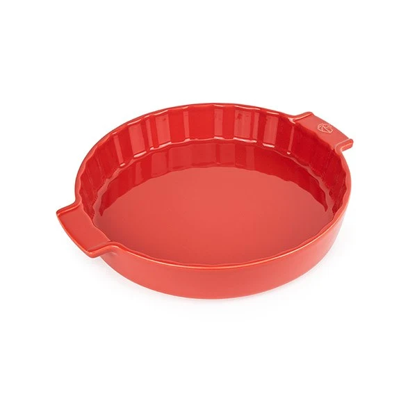 Tourtière céramique Appolia rouge 28 cm Peugeot