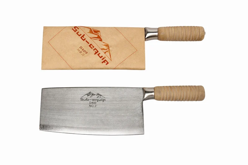 Sub-equip,D409, 3# Bone Chopper with Wooden Handle