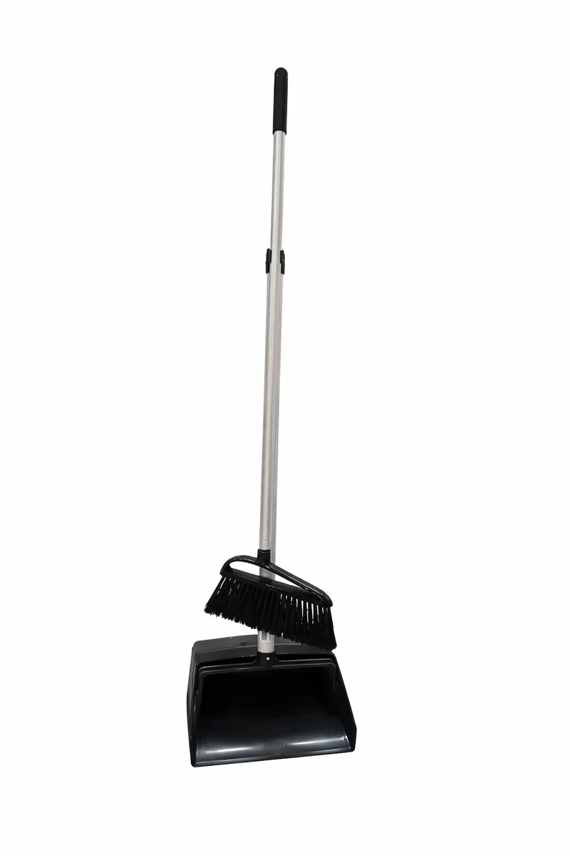 CHEFCO,SJ-401,Black Lobby Pan with Broom,One Set