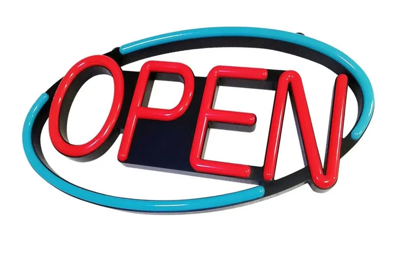 CHEFCO,LED-3,OPEN/ LED Sign, 2 Flashing Pattern,"open"OVA