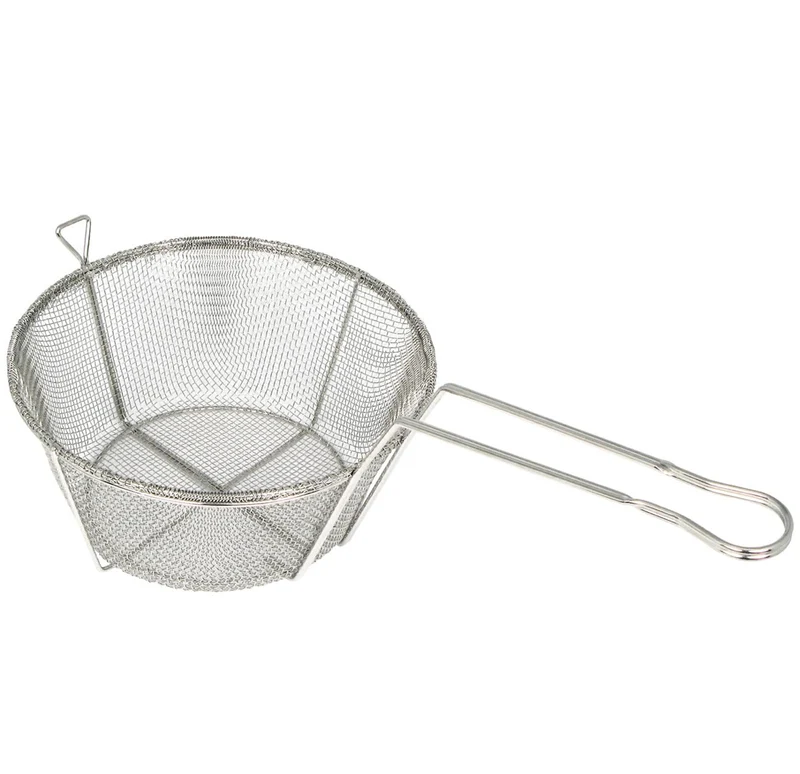 Chefco, 8.5" Stainless Steel Wire Round Basket (MSB-8.5)