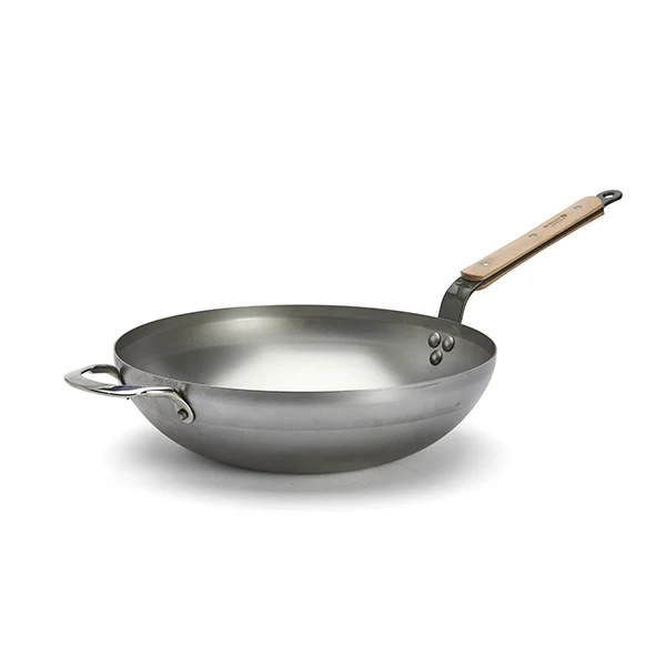 Wok acier Minéral B Bois 32 cm De Buyer
