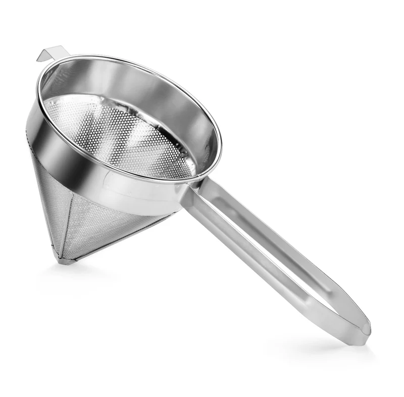 CHEFCO,SE-CCS-8F, Stainless Steel China Cap Strainer - 8", Fine