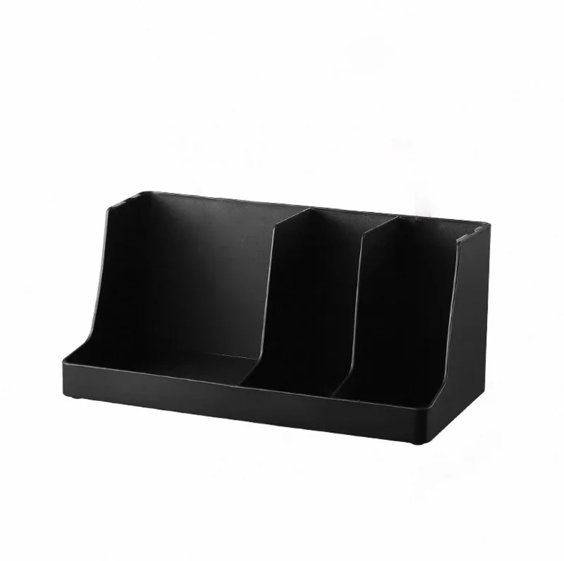 Chefco, JD-86230B,Black Beverage Station Organizer, 3 Compartments