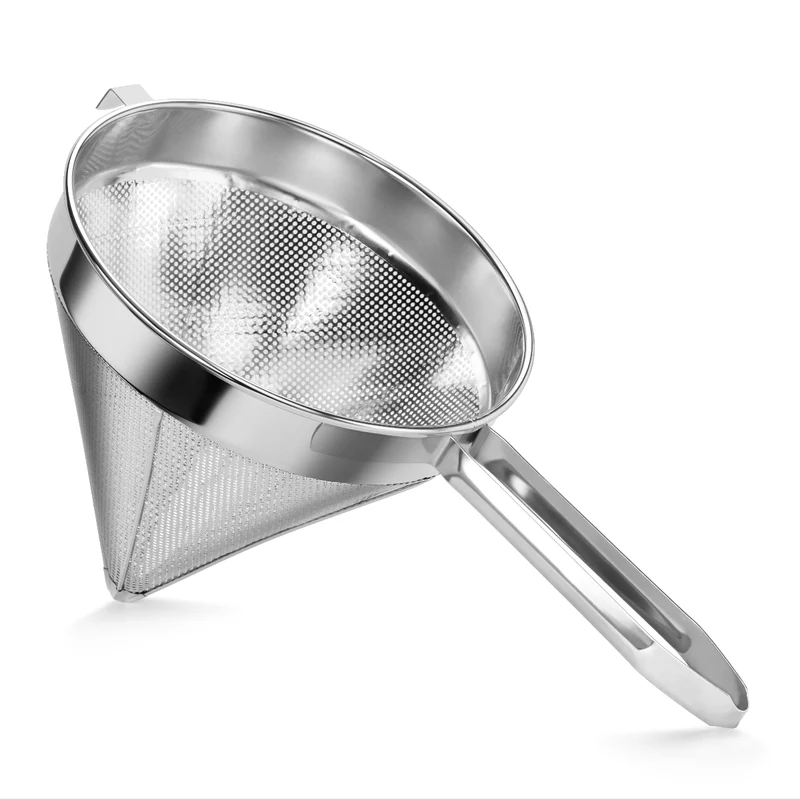CHEFCO,SE-CCS-12C, Stainless Steel China Cap Strainer - 12", Coarse