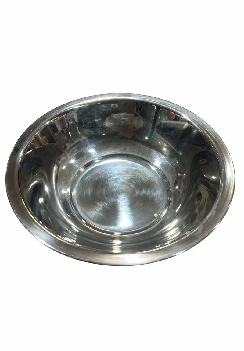 CHEFCO,MIX020, 19.5cm/7.7"Dia Shallow Stainless Steel Mixing Bowl