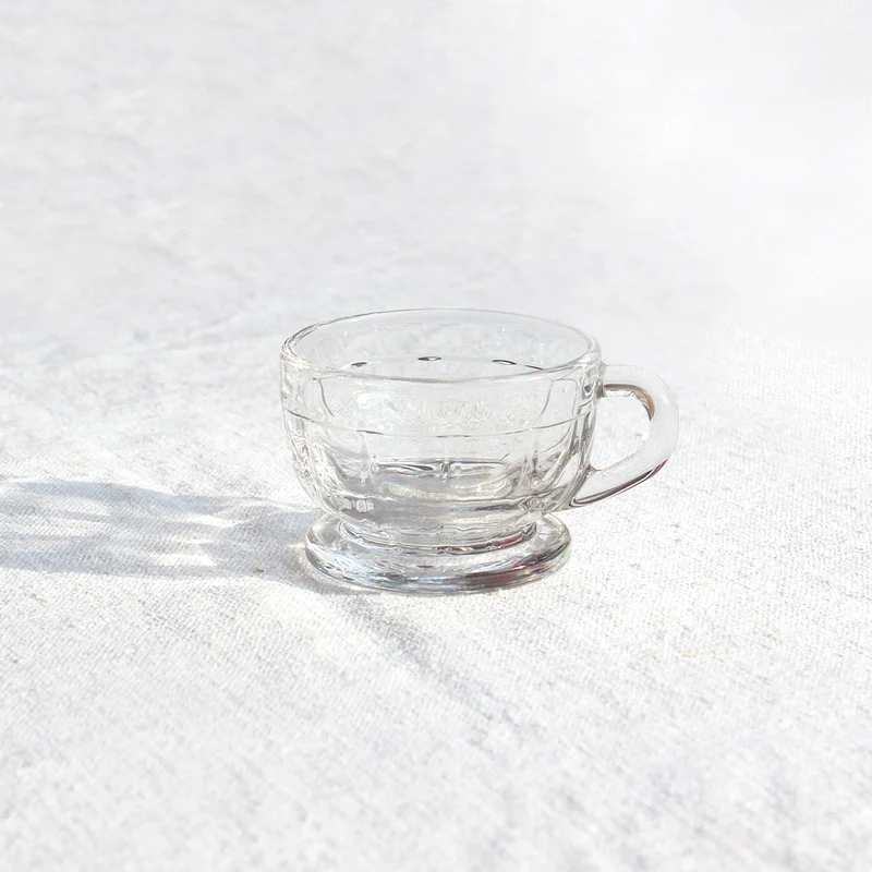 6 tasses à expresso en verre